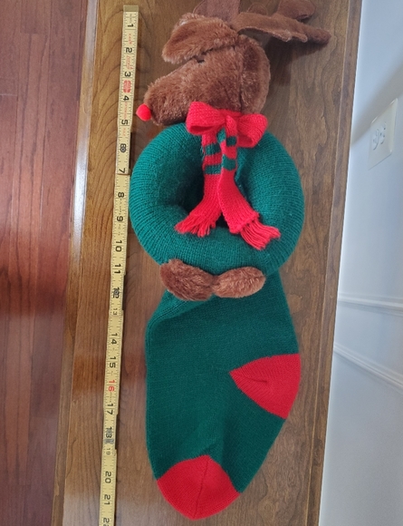 RUDOLPH THE RED NOSE REINDEER HOLIDAY STOCKING - Picture 10 of 11